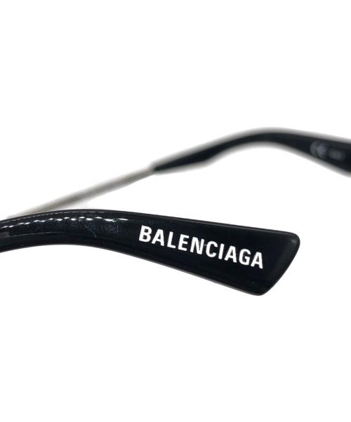 BALENCIAGA（バレンシアガ）BALENCIAGA (バレンシアガ) ロゴプリントメタルサングラス サイズ:64-16-125の古着・服飾アイテム