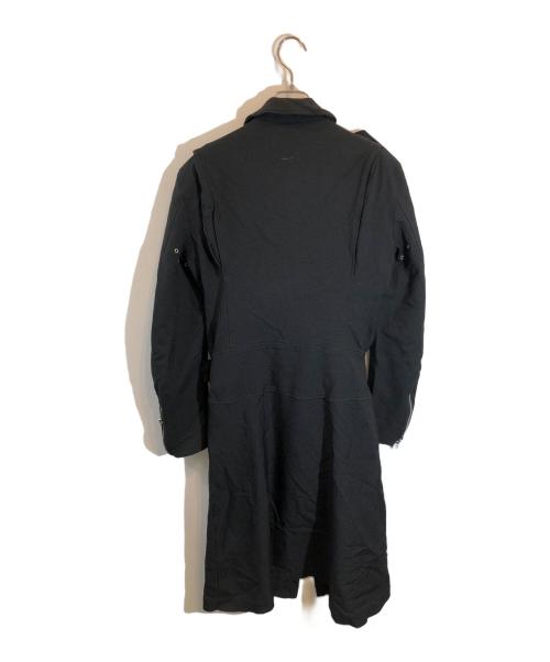BLACK COMME des GARCONS（ブラックコムデギャルソン）BLACK COMME des GARCONS (ブラックコムデギャルソン) ダブルライダースコート ブラック サイズ:Sの古着・服飾アイテム