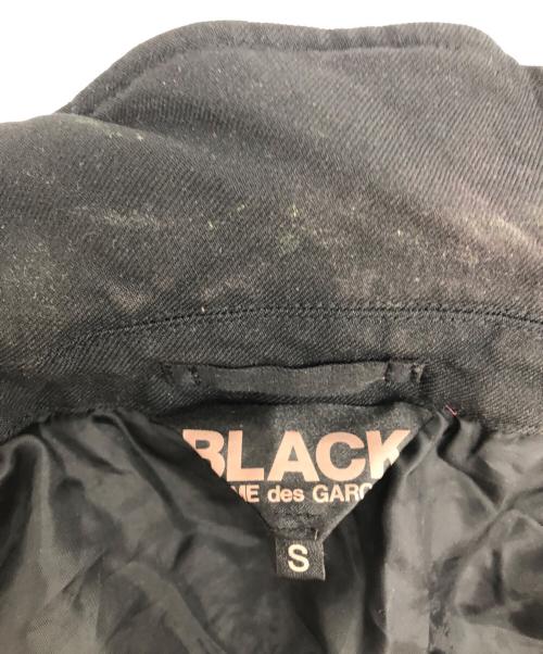 BLACK COMME des GARCONS（ブラックコムデギャルソン）BLACK COMME des GARCONS (ブラックコムデギャルソン) ダブルライダースコート ブラック サイズ:Sの古着・服飾アイテム