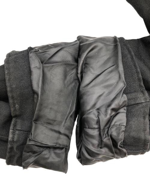 BLACK COMME des GARCONS（ブラックコムデギャルソン）BLACK COMME des GARCONS (ブラックコムデギャルソン) ダブルライダースコート ブラック サイズ:Sの古着・服飾アイテム