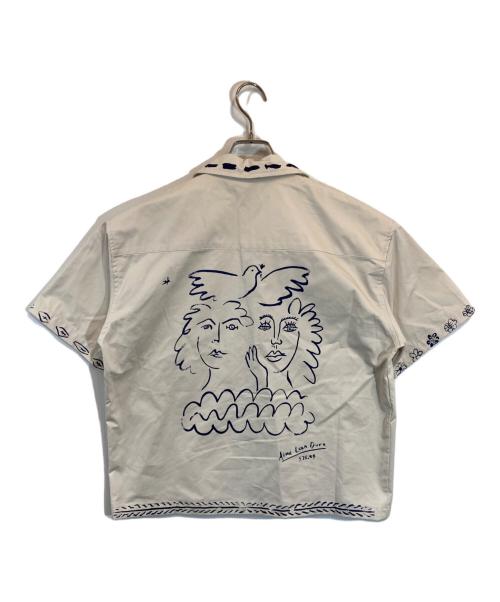 Aime Leon Dore（エメ レオン ドレ）Aime Leon Dore (エメ レオン ドレ) 半袖シャツ ホワイト サイズ:SIZE Mの古着・服飾アイテム