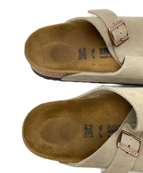 BIRKENSTOCK（ビルケンシュトック）BIRKENSTOCK (ビルケンシュトック) チューリッヒ ベージュ サイズ:42の古着・服飾アイテム