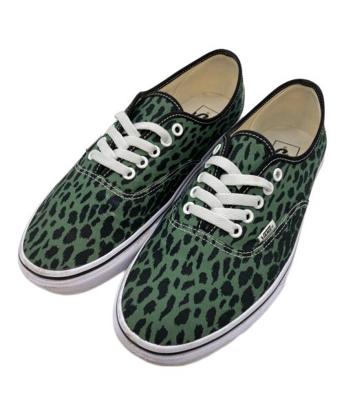 VANS（バンズ）VANS (バンズ) V44 AUTHENTIC - LEOPARD グリーン サイズ:SIZE 27cmの古着・服飾アイテム