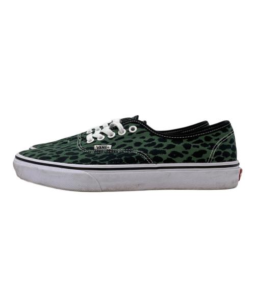 VANS（バンズ）VANS (バンズ) V44 AUTHENTIC - LEOPARD グリーン サイズ:SIZE 27cmの古着・服飾アイテム
