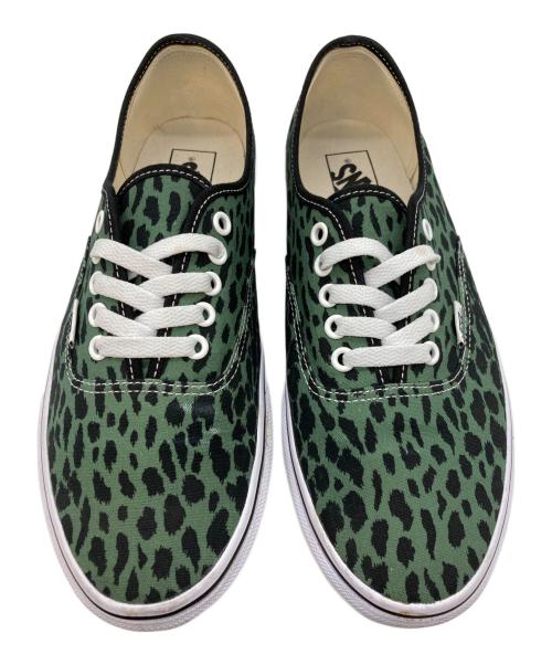 VANS（バンズ）VANS (バンズ) V44 AUTHENTIC - LEOPARD グリーン サイズ:SIZE 27cmの古着・服飾アイテム