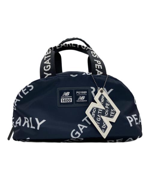 NEW BALANCE（ニューバランス）NEW BALANCE (ニューバランス) PEARLY GATES (パーリーゲイツ) カートバッグ ネイビーの古着・服飾アイテム