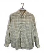 NICENESSナイスネス）の古着「オンブレチェックシャツ」｜イエロー