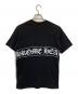 COMME des GARCONS (コムデギャルソン) CHROME HEARTS (クロムハーツ) Scroll Label Logo Tee ブラック サイズ:SIZE XL：30000円