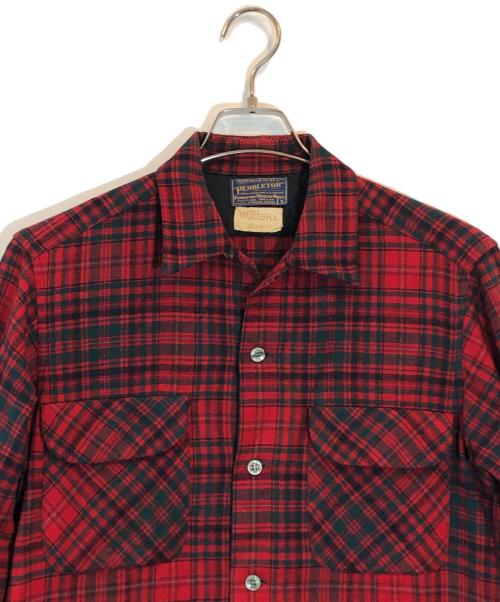 PENDLETON（ペンドルトン）PENDLETON (ペンドルトン) ウールシャツ レッド サイズ:SIZE Sの古着・服飾アイテム