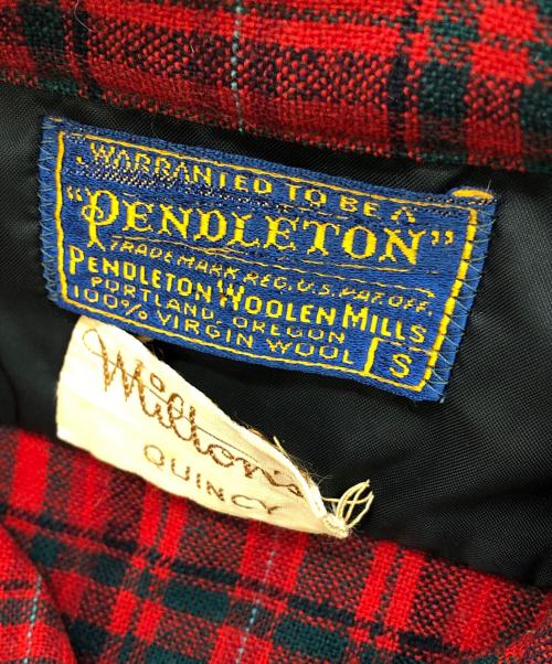 PENDLETON（ペンドルトン）PENDLETON (ペンドルトン) ウールシャツ レッド サイズ:SIZE Sの古着・服飾アイテム