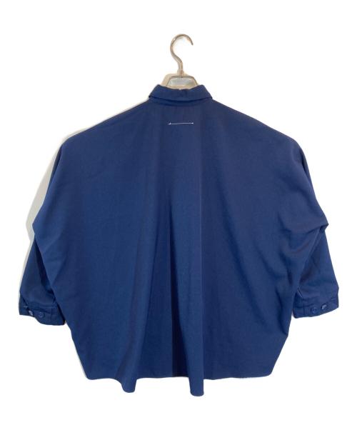 MM6 Maison Margiela（エムエムシックスメゾンマルジェラ）MM6 Maison Margiela (エムエムシックスメゾンマルジェラ) 長袖ブラウス ネイビー サイズ:SIZE 40の古着・服飾アイテム