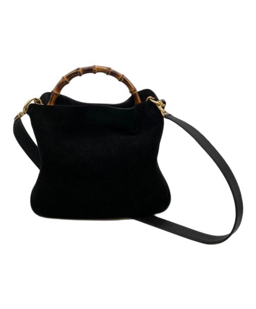 GUCCI（グッチ）GUCCI (グッチ) バンブーハンドバッグ ブラック サイズ:下記参照の古着・服飾アイテム