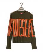 DIESEL SPORTディーゼルスポーツ）の古着「AMTEE-LAUREN-WT17」｜ブラウン