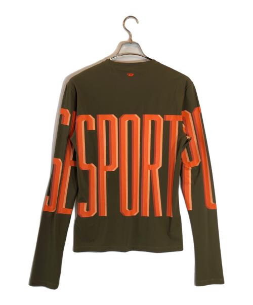 DIESEL SPORT（ディーゼルスポーツ）DIESEL SPORT (ディーゼルスポーツ) AMTEE-LAUREN-WT17 ブラウン サイズ:Lの古着・服飾アイテム