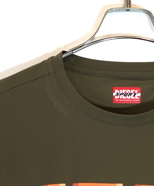 DIESEL SPORT（ディーゼルスポーツ）DIESEL SPORT (ディーゼルスポーツ) AMTEE-LAUREN-WT17 ブラウン サイズ:Lの古着・服飾アイテム