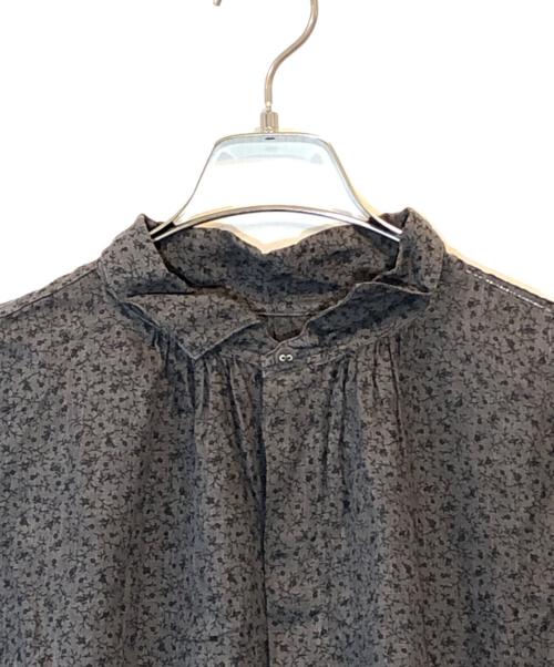 Vlas Blomme（ヴラスブラム）Vlas Blomme (ヴラスブラム) 花柄リネンワンピース ブラウン サイズ:Fの古着・服飾アイテム