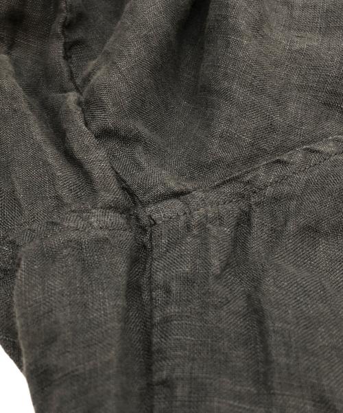 HARROW TOWN STORES（ハロータウンストアーズ）harrow town stores (ハロータウンストアーズ) リネンイージーパンツ ブラック サイズ:44の古着・服飾アイテム