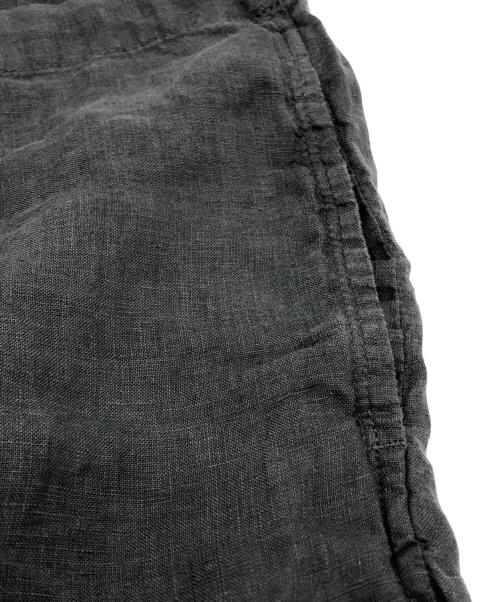 HARROW TOWN STORES（ハロータウンストアーズ）harrow town stores (ハロータウンストアーズ) リネンイージーパンツ ブラック サイズ:44の古着・服飾アイテム