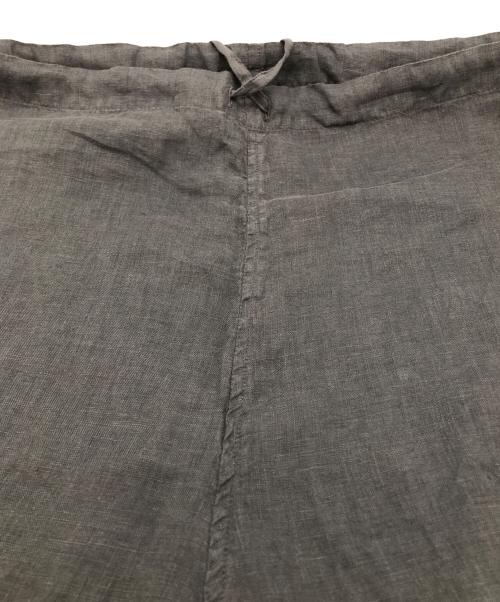 HARROW TOWN STORES（ハロータウンストアーズ）harrow town stores (ハロータウンストアーズ) リネンイージーパンツ ブラック サイズ:44の古着・服飾アイテム