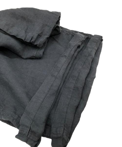 HARROW TOWN STORES（ハロータウンストアーズ）harrow town stores (ハロータウンストアーズ) リネンイージーパンツ ブラック サイズ:44の古着・服飾アイテム