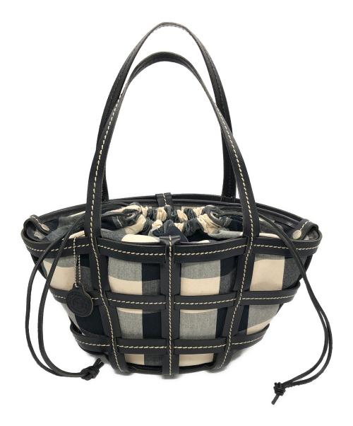 MASSIF（マシーフ）Massif (マシーフ) バスケットバッグ ブラックの古着・服飾アイテム