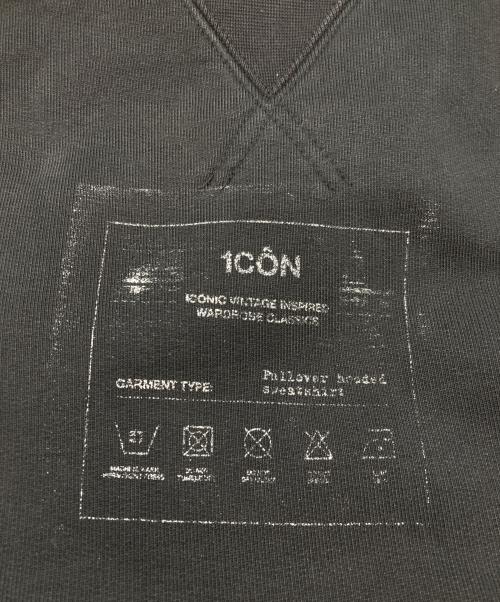 Maison Margiela（メゾンマルジェラ）Maison Margiela (メゾンマルジェラ) 1CON Hoody Hoodie ブラック サイズ:48の古着・服飾アイテム