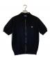 FRED PERRY（フレッドペリー）の古着「ジップポロシャツ」｜ブラック