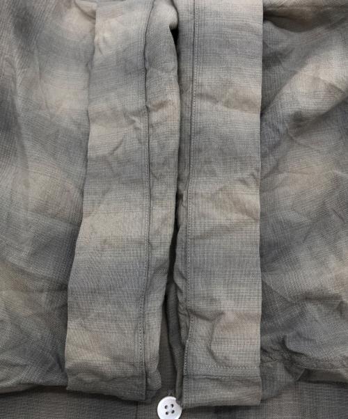 ssstein（シュタイン）ssstein (シュタイン) C/R Check Oversized S/S Shirt カーキ サイズ:Sの古着・服飾アイテム