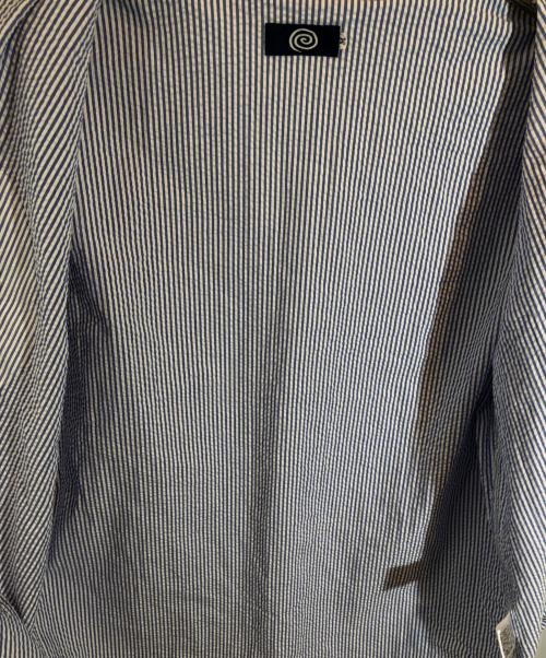 soonerorlater（スーナーオアレイター）soonerorlater (スーナーオアレイター) GuruGuru S/S Shirts ブルー サイズ:Mの古着・服飾アイテム