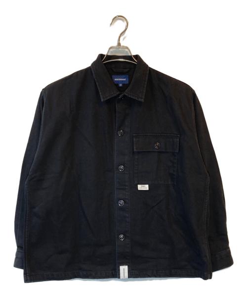 DESCENDANT（ディセンダント）DESCENDANT (ディセンダント) BRONSON ORGANIC COTTON TWILL LS SHIRT ブラック サイズ:2の古着・服飾アイテム