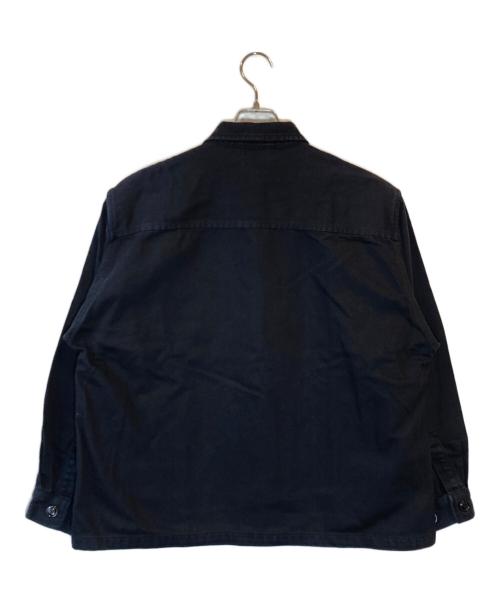 DESCENDANT（ディセンダント）DESCENDANT (ディセンダント) BRONSON ORGANIC COTTON TWILL LS SHIRT ブラック サイズ:2の古着・服飾アイテム