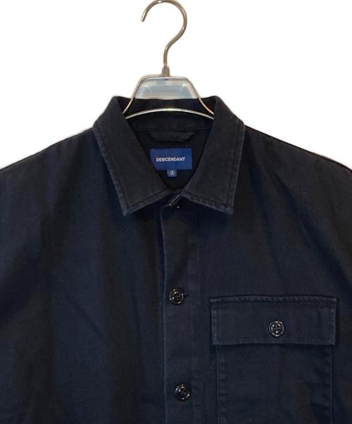 DESCENDANT（ディセンダント）DESCENDANT (ディセンダント) BRONSON ORGANIC COTTON TWILL LS SHIRT ブラック サイズ:2の古着・服飾アイテム