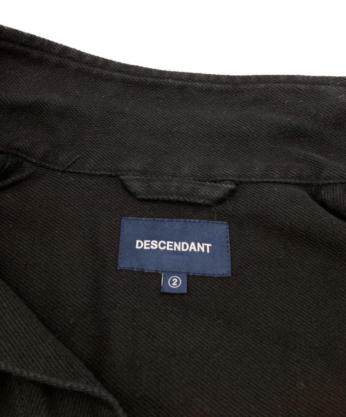 DESCENDANT（ディセンダント）DESCENDANT (ディセンダント) BRONSON ORGANIC COTTON TWILL LS SHIRT ブラック サイズ:2の古着・服飾アイテム