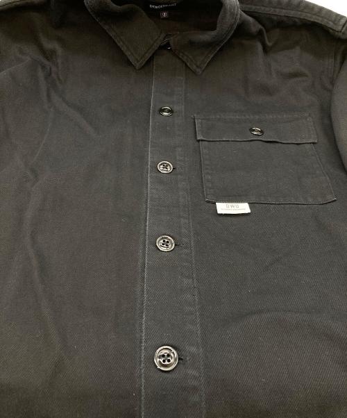 DESCENDANT（ディセンダント）DESCENDANT (ディセンダント) BRONSON ORGANIC COTTON TWILL LS SHIRT ブラック サイズ:2の古着・服飾アイテム