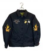 東洋エンタープライズトウヨウエンタープライズ）の古着「リバーシブルベトジャン」｜ブラック×グリーン