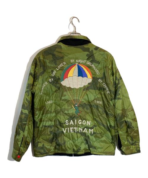 東洋エンタープライズ（トウヨウエンタープライズ）東洋エンタープライズ (トウヨウエンタープライズ) リバーシブルベトジャン ブラック×グリーン サイズ:SIZE Lの古着・服飾アイテム