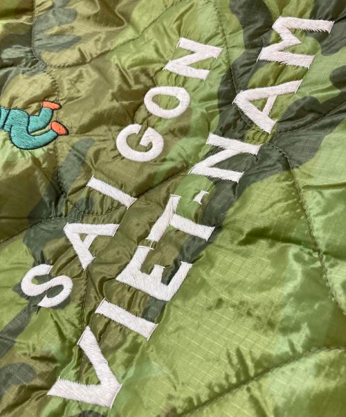 東洋エンタープライズ（トウヨウエンタープライズ）東洋エンタープライズ (トウヨウエンタープライズ) リバーシブルベトジャン ブラック×グリーン サイズ:SIZE Lの古着・服飾アイテム