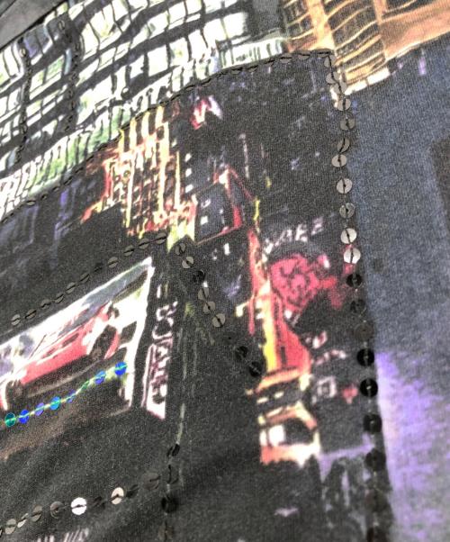 SUPREME（シュプリーム）SUPREME (シュプリーム) SKYLINE SEQUIN L/S TOP ブラック サイズ:Lの古着・服飾アイテム