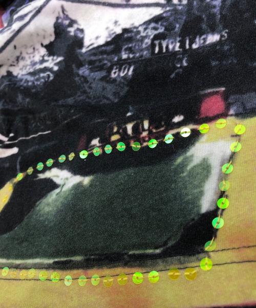 SUPREME（シュプリーム）SUPREME (シュプリーム) SKYLINE SEQUIN L/S TOP ブラック サイズ:Lの古着・服飾アイテム