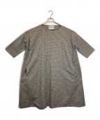 R&D.M.Co-OLDMAN'S TAILORオールドマンズテイラー）の古着「チェックワンピース」｜ブラウン