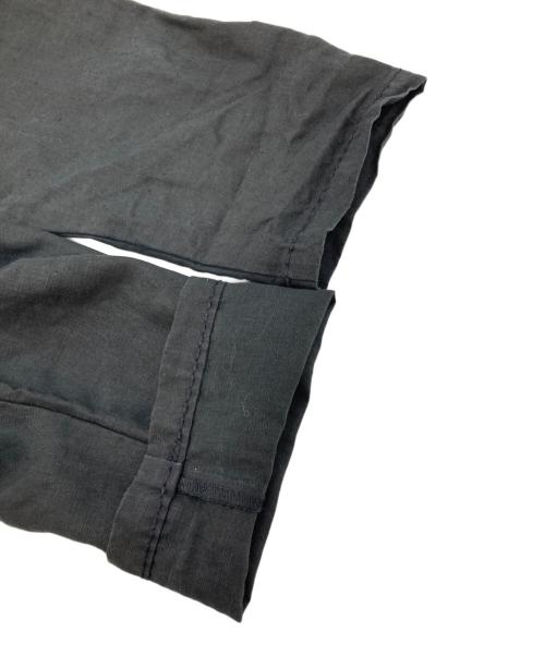 homspun（ホームスパン）homspun (ホームスパン) リネンバイオ チャイナワンピース ブラック サイズ:SIZE Lの古着・服飾アイテム