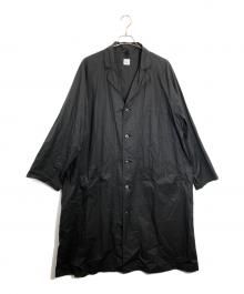 R&D.M.Co-OLDMAN'S TAILOR（オールドマンズテイラー）の古着「コットンラグランショップコート」｜ブラック