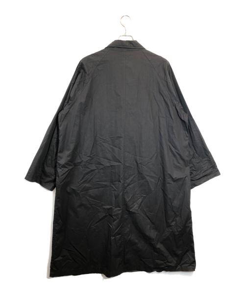 R&D.M.Co-OLDMAN'S TAILOR（オールドマンズテイラー）R&D.M.Co-OLDMAN'S TAILOR (オールドマンズテイラー) コットンラグランショップコート ブラック サイズ:SIZE 38の古着・服飾アイテム