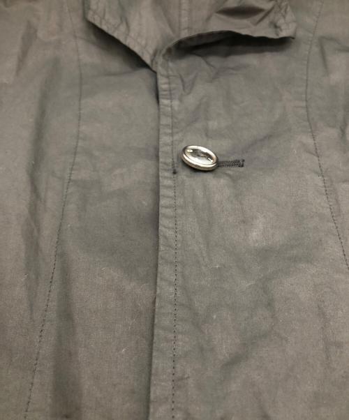 R&D.M.Co-OLDMAN'S TAILOR（オールドマンズテイラー）R&D.M.Co-OLDMAN'S TAILOR (オールドマンズテイラー) コットンラグランショップコート ブラック サイズ:SIZE 38の古着・服飾アイテム