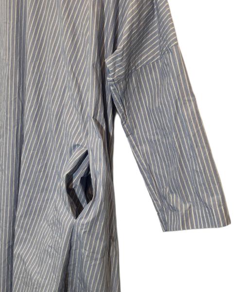 Veritecoeur（ヴェリテクール）Veritecoeur (ヴェリテクール) ストライプチュニックワンピース ブルー サイズ:SIZE Freeの古着・服飾アイテム