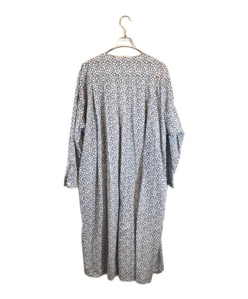 Toujours（トゥジュー）Toujours (トゥジュー) 花柄シャツワンピース ネイビー サイズ:2の古着・服飾アイテム