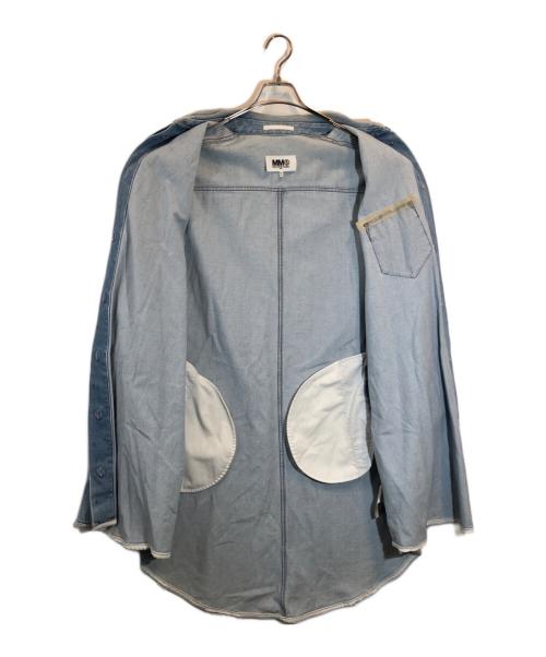 MM6 Maison Margiela（エムエムシックスメゾンマルジェラ）MM6 Maison Margiela (エムエムシックスメゾンマルジェラ) デニムコート インディゴ サイズ:SIZE 38の古着・服飾アイテム