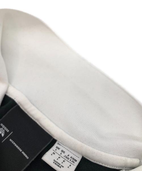 adidas（アディダス）adidas (アディダス) ALEXANDER WANG (アレキサンダーワン) Velour Logo Polo Long Sleeve Top ブラック サイズ:J 2XOの古着・服飾アイテム