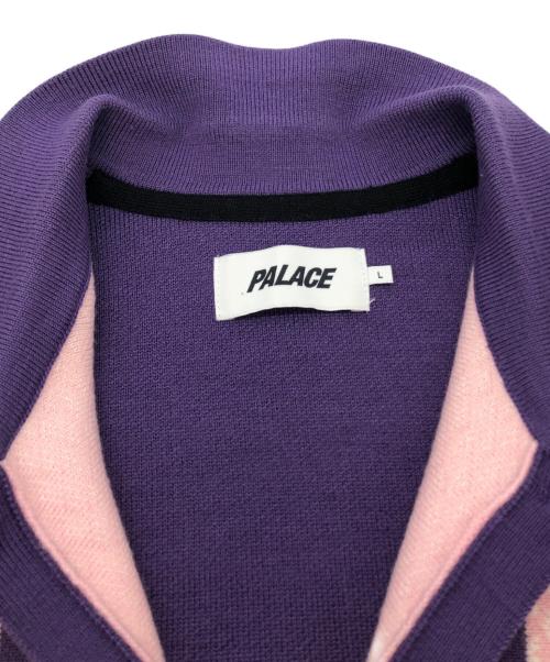 PALACE（パレス）PALACE (パレス) NITTED POLO パープル サイズ:SIZE Lの古着・服飾アイテム