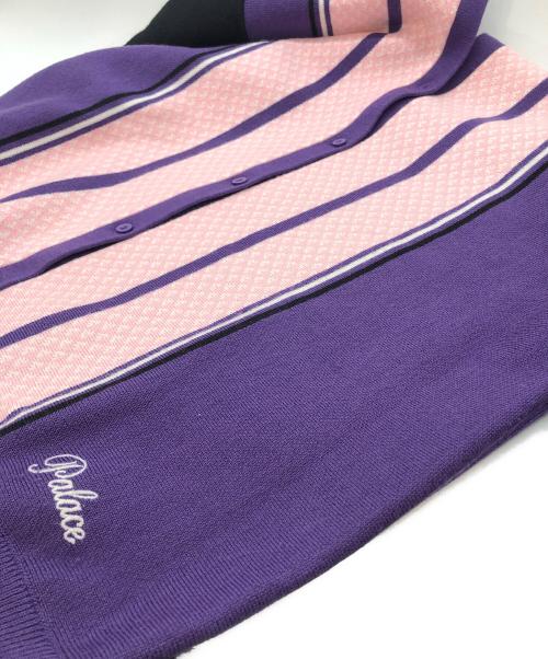 PALACE（パレス）PALACE (パレス) NITTED POLO パープル サイズ:SIZE Lの古着・服飾アイテム